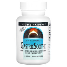 Л-карнозин 37.5 мг, GastricSoothe L-Carnosine, 120 капсул