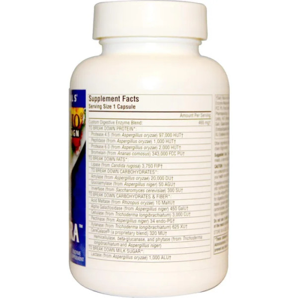 Ферменты для пищеварения, Essential EnzymesUltra, Source Naturals, 90 кап.