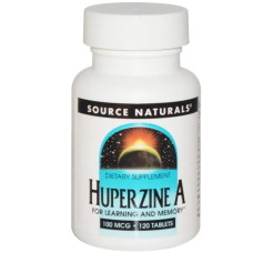 Вітаміни для мозку 100 мкг, Source Naturals Huperzine A, 120 таблеток