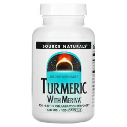 Куркумін 500 мг, Meriva Turmeric Complex, Source Naturals, 120 капсул