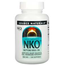 Масло криля 500 мг, Source Naturals Krill Oil, 120 капсул