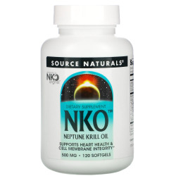 Масло криля 500 мг, Source Naturals Krill Oil, 120 капсул