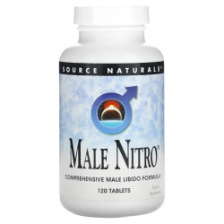 Репродуктивное здоровье мужчин, Source Naturals Male Nitro, 120 таблеток