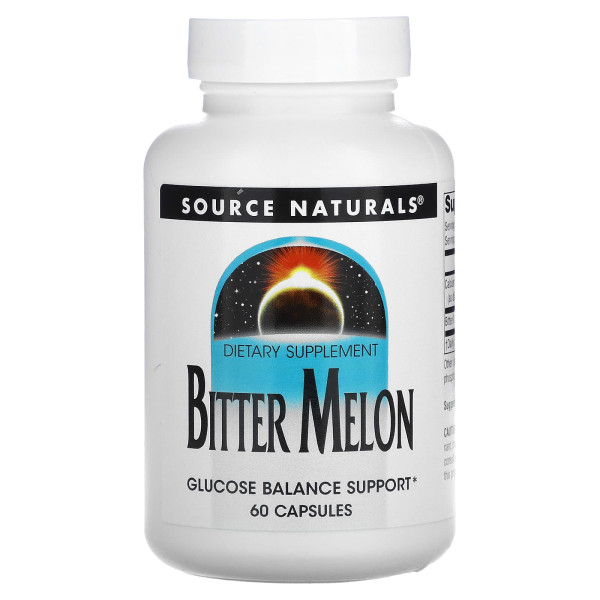 Екстракт гіркої дині, Bitter Melon, Source Naturals, 60 капсул