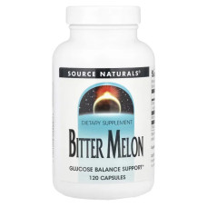 Гірка диня, Source Naturals Bitter Melon, екстракт 120 капсул