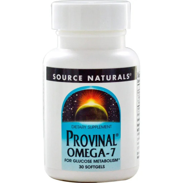 Омега 7, Provinal Omega-7, Source Naturals, 30 капсул