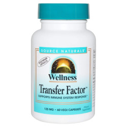 Молозиво 125мг, Transfer Factor Source Naturals, Wellness, 60 кап.