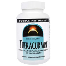 Теракурмін 600 мг, Source Naturals Theracurmin, 60 вегетаріанських капсул