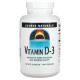 Витамин D3, Vitamin D-3, Source Naturals, 50 мкг (2000 МЕ), 400 капсул