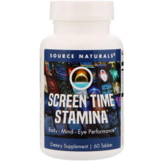 Комплекс для підтримки організму, Source Naturals Screen Time Stamina, 60 таблеток