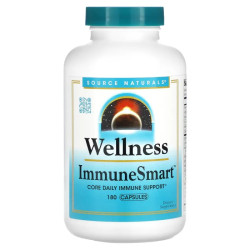 Иммунная защита, Source Naturals Wellness ImmuneSmart, 180 капсул