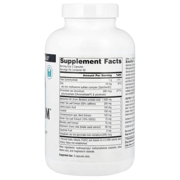 Берберін, комплекс для контролю ваги, BerberTrim, Source Naturals, 180 капсул