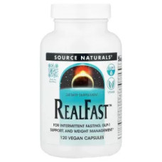 Підтримка інтервального голодування контроль ваги, Source Naturals RealFast, 120 веганських капсул