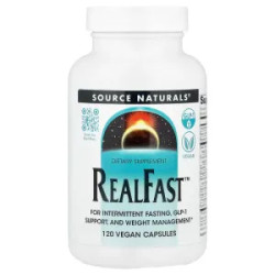 Підтримка інтервального голодування контроль ваги, Source Naturals RealFast, 120 веганських капсул