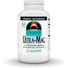 Магній ультра, Ultra-Mag Source Naturals, 5-в-1, розслаблює м'язи та заспокоює нерви, 360 веганських капсул