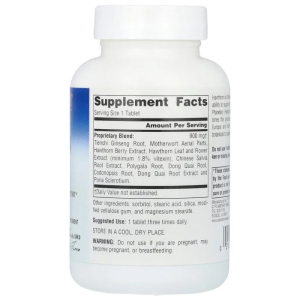 Глід, Hawthorn Heart ™, Planetary Herbals, 900 мг, 60 таблеток