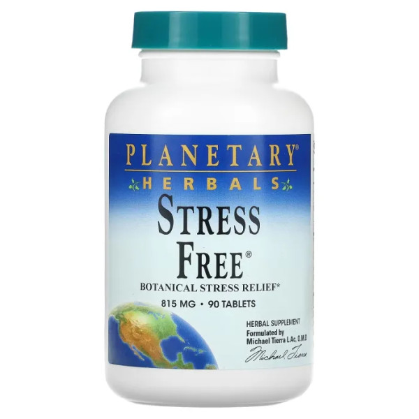 Формула від стресу, Stress Free, Planetary Herbals, 810 мг, 90 таблеток