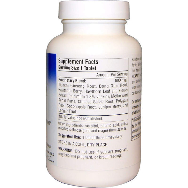 Глід, Hawthorn Heart, Planetary Herbals, 900 мг, 120 таблеток