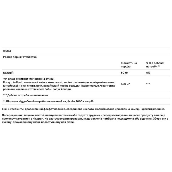 Китайська фітотерапія, суміш, Yin Chiao Classic, Planetary Herbals, 450 мг, 120 таблеток