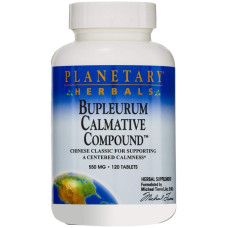 Володушка, Planetary Herbals Bupleurum Calmative Compound, 550 мг, 120 таблеток
