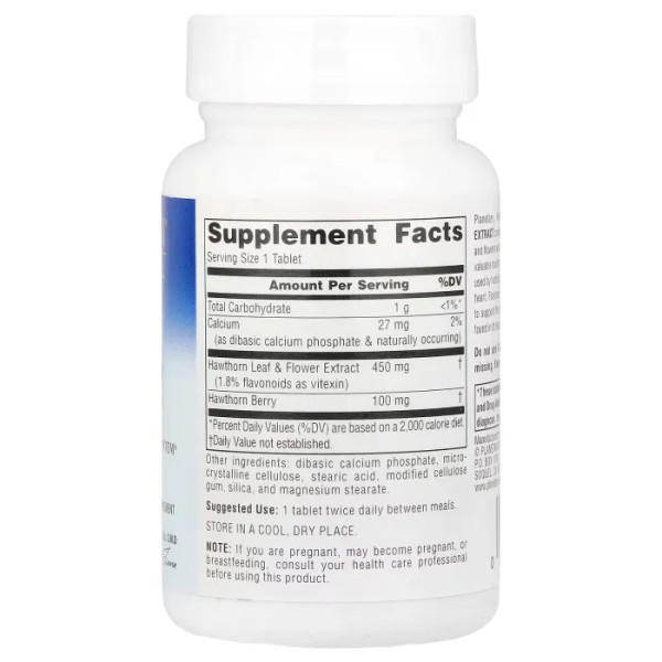 Глід, Hawthorn Extract, Planetary Herbals, екстракт, 550 мг, 30 таблеток