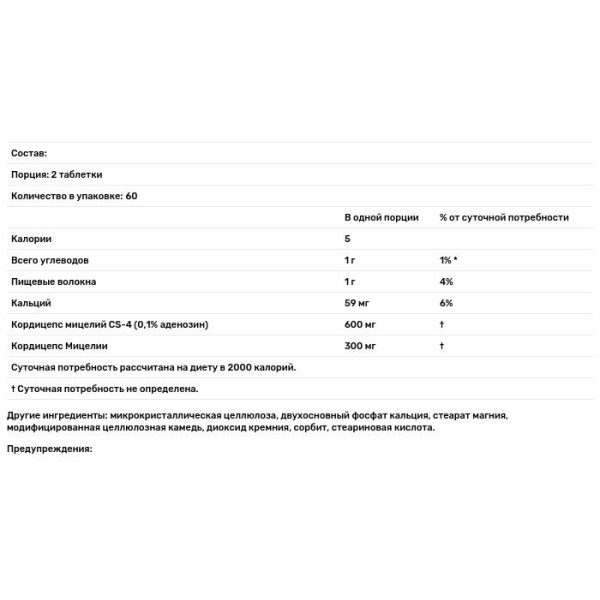 Кордицепс китайський, Cordyceps, Planetary Herbals, 450 мг, 120 табл.