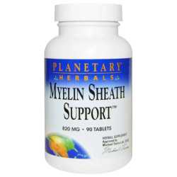 Підтримка мієлінової оболонки 820 мг, Planetary Herbals Myelin Sheath Support, 90 таблеток