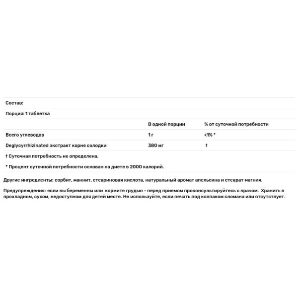 Корінь солодки, Deglycyrrhizinated Licorice, Planetary Herbals, 200 таблеток