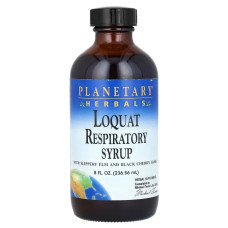 Сироп для дыхательной системы, Planetary Herbals Loquat Respiratory Syrup, мушмула, 236.56 мл