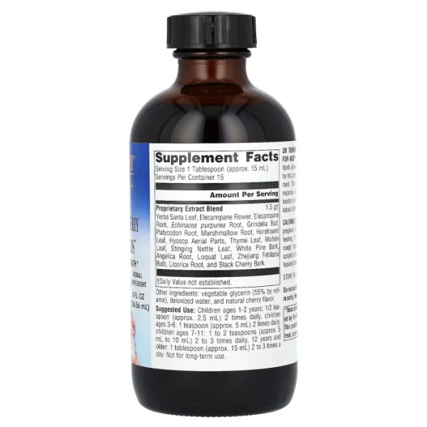 Сироп для дітей, підтримка здоров'я взимку, Old Indian, Planetary Herbals, смак вишні, 236,56 мл