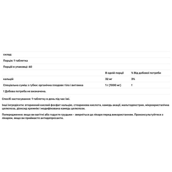 Чага, Chaga, Planetary Herbals, 1000 мг, 60 таблеток