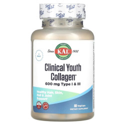 Колаген, KAL Youth Collagen, омолоджуючий, 60 вегетаріанських капсул