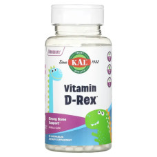 Витамин D3 400 МЕ жевательный, KAL Vitamin D-Rex, 90 жевательных таблеток (10 мкг в 1 таблетке)