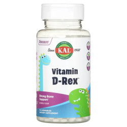 Вітамін D3 400 МО жувальний, KAL Vitamin D-Rex, 90 жувальних таблеток (10 мкг в 1 таблетці)