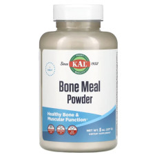 Кальцій для кісток порошок, KAL Bone Meal Powder, 227 г