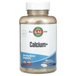 Кальций магний цинк витамин D-3, KAL Calcium+, 100 гелевых капсул
