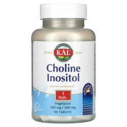 Холин и инозитол, KAL Choline Inositol, 60 таблеток