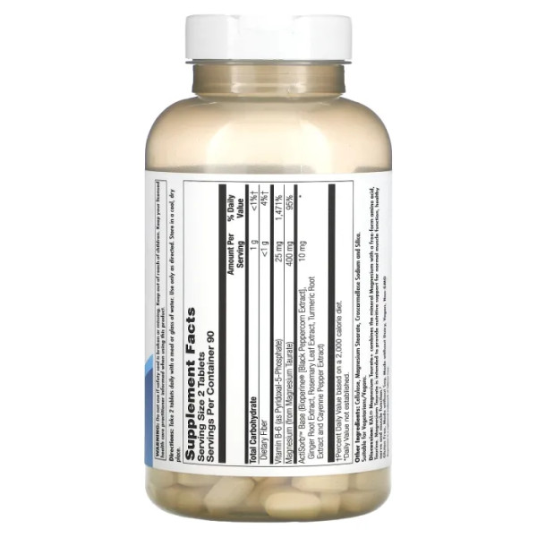 Таурат магнію +, Magnesium Taurate +, KAL, 400 мг, 180 таблеток