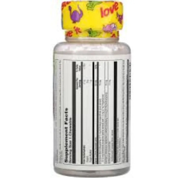 Бузина з ехінацеєю, Jurassic Elderberry with Echinacea, KAL, виноградний смак, серія Динозаври, 30 жувальних таблеток