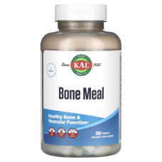 Підтримка кісток та функцій м'язів, KAL Bone Meal, 250 таблеток