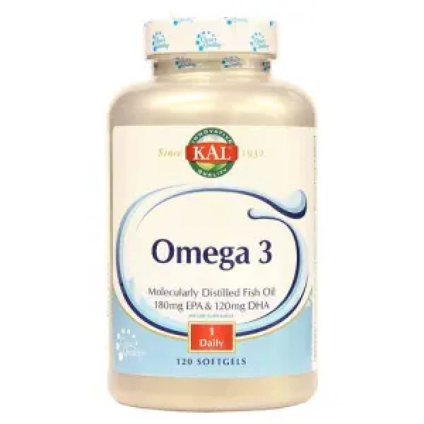 Омега-3, Omega 3 Fish 180\/120, Kal, 1000 мг, 120 гелевих капсул