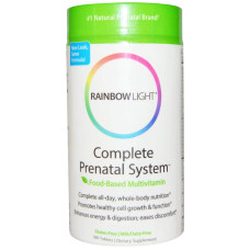 Витамины для беременных, Rainbow Light Complete Prenatal System, 180 таблеток