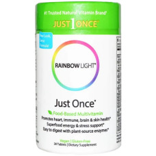 Комплекс витаминов, Rainbow Light Multivitamin Just Once, 30 таблеток