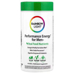Витамины для мужчин, Rainbow Light Performance Energy, 90 таблеток