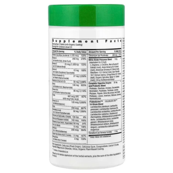 Витамины для мужчин, Performance Energy, Rainbow Light, 90 таблеток