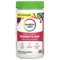 Витамины для женщин, Rainbow Light Women's Multivitamin, высокоэффективный ежедневный комплекс, 150 вегетарианских таблеток