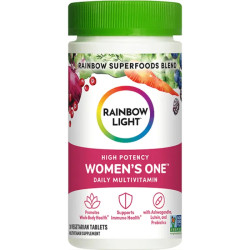 Мультивітаміни для жінок, Women's One Rainbow Light, висока ефективність, 30 вегетаріанських таблеток