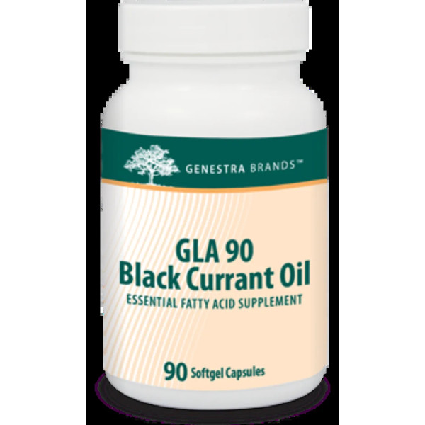 Масло чорної смородини, GLA 90 Black Currant Oil, Genestra Brands, 90 гелевих капсул