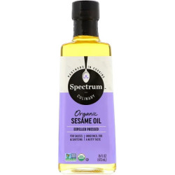 Кунжутное масло нерафинированное органическое, Spectrum Naturals Sesame Oil, 473 мл