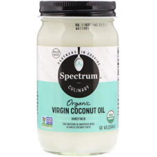 Кокосовое масло нерафинированное, Spectrum Naturals Coconut Oil, органик, 414 мл.